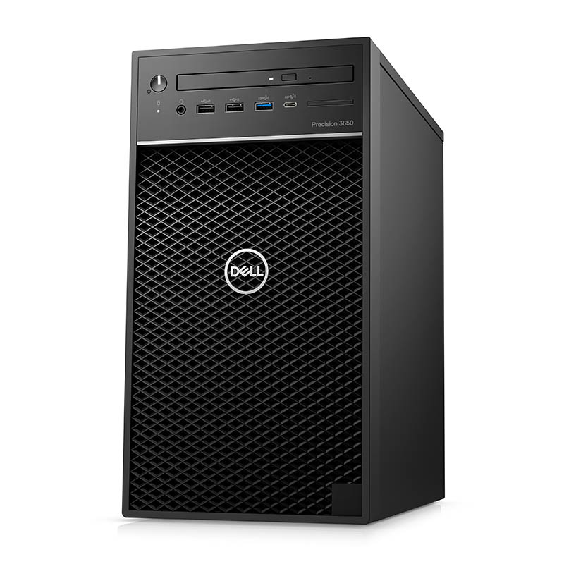 Máy tính d? bàn Dell Precision 3650 Tower (42PT3650D20)/ Intel Xeon W-1350 (3.3Ghz, 12MB)/ RAM 16GB/ 1TB HDD/ Nvidia T600 4GB/ DVDRW/ K&M/ No OS/ 3Yrs